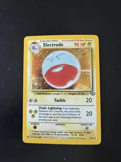 Electrode 02/64 Holo Rare Jungle Set Unlimited 1999 Pokemon LP/MP Raw WOTC - Image 1