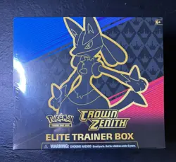 Pokemon TCG Crown Zenith Elite Trainer Box ETB New Factory Sealed - Image 1