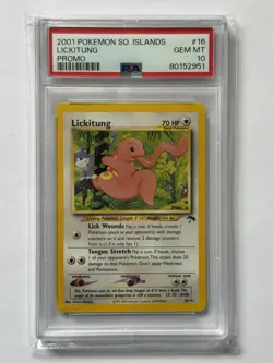2001 Pokemon Japanese Southern Islands Lickitung Promo Regular #16 PSA 10 - Image 1