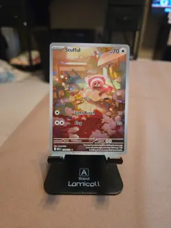 Stufful 154/132 Me01: Mega Evolution Holo Art Rare Pokemon Modern Trading Card - Image 1