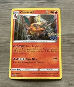 Pokemon TCG Charizard Pokemon GO 010/078 Holo Holo Rare - Image 1