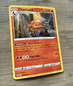 Pokemon TCG Charizard Pokemon GO 010/078 Holo Holo Rare - Image 3
