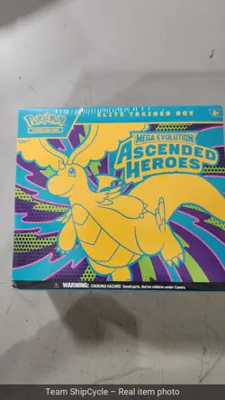 Factory Sealed Pokemon TCG Ascended Heroes ETB Elite Trainer Box Pr G1N - Image 1
