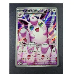 Pokemon Wigglytuff 105/094 Me02 Phantasmal Flames Illustration Rare Holo. 25 - Image 1