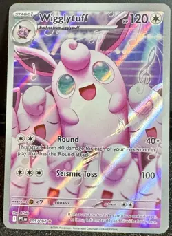 Pokemon Wigglytuff Illustration Rare Phantasmal Flames 105/094 - Image 1