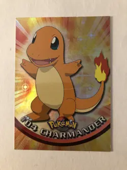 Charmander Foil Topps - Blue Logo - Pokemon TCG - Image 1