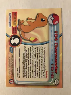 Charmander Foil Topps - Blue Logo - Pokemon TCG - Image 2