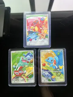 Pokemon First Partner Illustration Collection Series 1 Promos Kanto Set 37 - 39 - Image 1