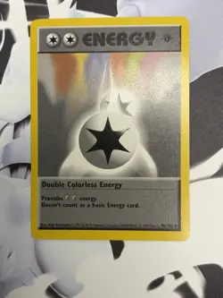 Pokemon TCG Double Colorless Energy 96/102 1st Edition Base Set (Shadowless)-LP - Image 1