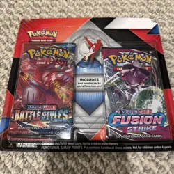 Pokemon 2 Booster Packs & Latias Collector's Pin Fusion Strike Battle Styles - Image 1