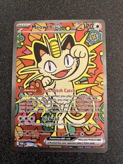 Meowth ex 121/088 Perfect Order ENGLISH Special Illustration Rare SIR Pokemon - Image 1