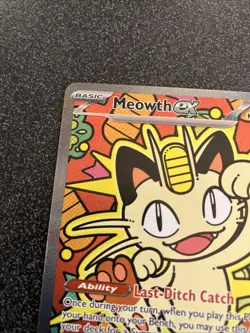 Meowth ex 121/088 Perfect Order ENGLISH Special Illustration Rare SIR Pokemon - Image 2