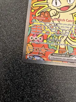 Meowth ex 121/088 Perfect Order ENGLISH Special Illustration Rare SIR Pokemon - Image 5