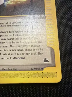 Mystery Zone 137/144 Skyridge Regular Vintage Pokemon - Image 4