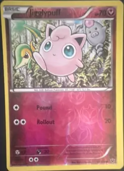 The Pokemon Company Jigglypuff 65/124 Fates Collide Reverse Holo Basic 70 HP - Image 1