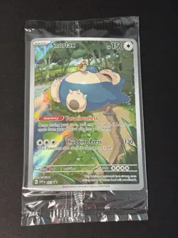 Sealed Promo Snorlax 051 Scarlet & Violet 151 Pokemon Holo - Image 2