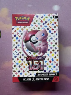 Pokemon Scarlet Violet 151 Booster Bundle 6-Pack, Factory-Sealed - Image 1