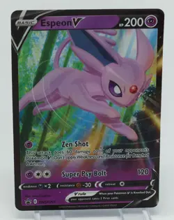 Pokemon Sword & Shield Black Star Promos #SWSH201 Espeon V - Image 3