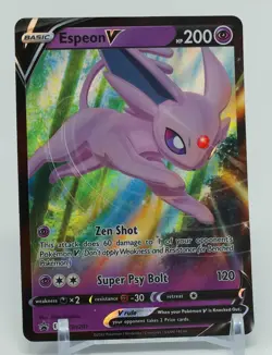 Pokemon Sword & Shield Black Star Promos #SWSH201 Espeon V - Image 5