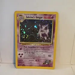 Pokemon Sabrina's Gengar 14/132 unlimited Holo Rare 1999 - Image 1