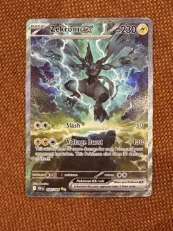 Pokemon TCG Zekrom ex SIR #166/086 Black Bolt [Pack Fresh] - Image 2