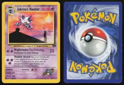 Sabrina's Haunter 55/132 Unlimited Uncommon Gym Challenge Pokemon English MP - Image 3