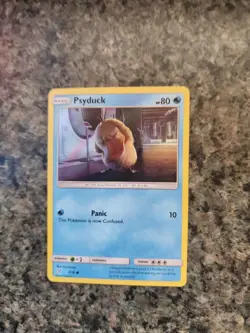Pokemon Psyduck - 7/18 - Common NM-Mint Detective Pikachu p37 - Image 1