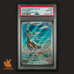 PSA 10 Skarmory 209/191 Surging Sparks (2024) | Illustration Rare | Pokemon TCG - Image 1