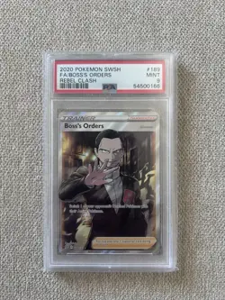 Rebel Clash Boss’s Orders Full Art PSA 9 - Image 1