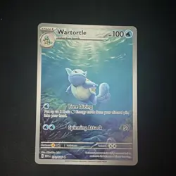 Pokemon TCG Wartortle Reverse Holo 100 HP SV 151 171/165 English 2023 - Image 1