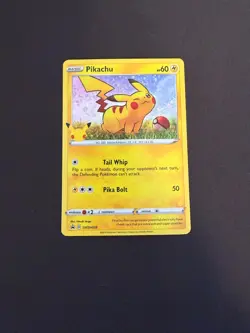 Pokemon TCG General Mills 25th Anniversary Pikachu #SWSH039 Black Star Promo NM - Image 2