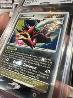 2008 Pokemon Darkrai Lv.X DP19 DP Promo HOLO Black Star Graded AGS 8.5 Mint - Image 4