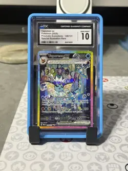 CGC 10 GEM MINT - VAPOREON EX - PRE EN 149/131 SIR Pokemon Prismatic Evolutions - Image 1
