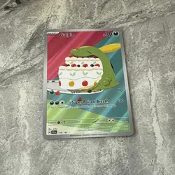 Pokemon TCG Stellar Crown Gulpin 154/142 Illustration Rare NM pack fresh - Image 1