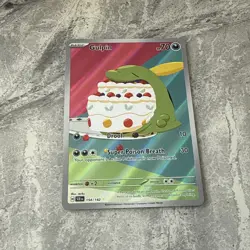 Pokemon TCG Stellar Crown Gulpin 154/142 Illustration Rare NM pack fresh - Image 4