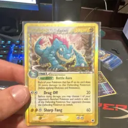 Nintendo Pokemon Feraligatr Delta Species Holo Rare 2/101 English 2006 - Image 1