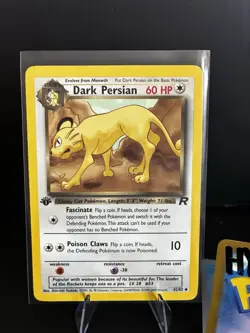 Pokemon Team Rocket #62 & 42/82 Meowth Persian Set Vintage 🐱Card TCCCX - Image 4