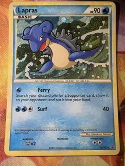 Lapras Holo Pokemon Card 2010 HGSS14 Promo - Image 1