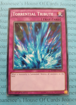 SDMP-EN039 Torrential Tribute Yu-Gi-Oh Card 1st Edition New - Image 1
