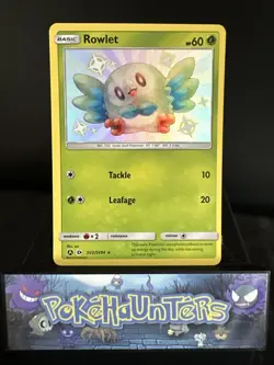 Pokemon Card Rowlet SV2/SV94 SM Hidden Fates Baby Shiny Vault Near Mint - Image 1