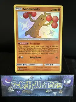 Pokemon Card Sudowoodo SV20/SV94 Hidden Fates Baby Shiny Rare Near Mint - Image 1