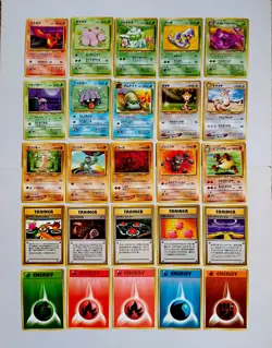 Pokemon card Old Back Charmander Bulbasaur Dark Muk etc 25 cards Japanese - Image 1