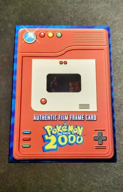 🔥Pokemon The Movie 2000 Film Frame Card - Ash, Misty&Melody -Rare, Unique, Mint - Image 1