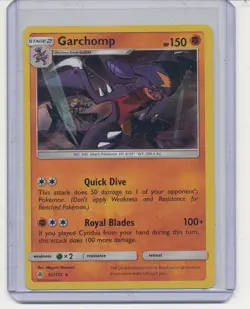 Pokemon Garchomp 62/131 Forbidden Light Sun Moon Holo Rare - Image 1