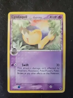 Cyndaquil (Delta Species) Common Dragon Frontiers 45/101 Pokemon DMG - Image 1