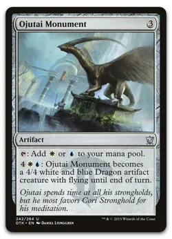 Ojutai Monument #242 (LP) Dragons of Tarkir DTK Magic MTG - Image 1