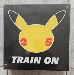 Pokemon 25th Anniversary Train On Store Promotional Marketing Kit Sealed - Image 1