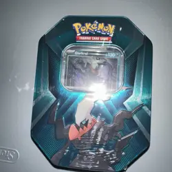 Pokemon TCG: Mighty Mysterious Tin Darkrai New Factory Sealed 2021 3x Boosters - Image 1