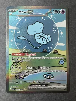 Pokemon TCG Mew EX 232/091 Sv: Paldean Fates Bubble Mew - Image 1