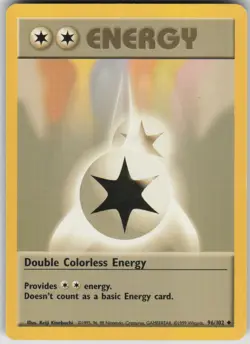 Pokemon TCG Double Colorless Energy Uncommon Base Set 096/102 - Image 1